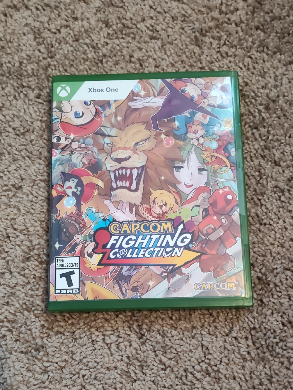 Capcom Fighting Collection (Xbox One) - Colorful Character Cover